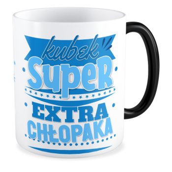 kubek SUPER EXTRA CHŁOPAKA magiczny